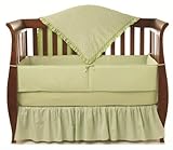 TL Care Heavenly Soft Minky Dot 4 Piece Crib Set, Celery by TL Care