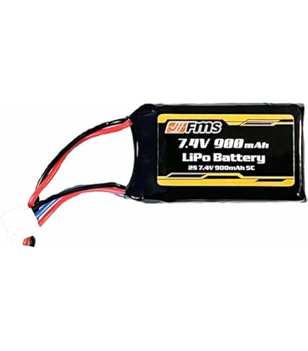 Amazon.co.jp: FMS 車用アクセサリー Lipoバッテリー 2S 7.4V 380mAh