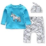 (キッズインタイム)KIDSINTIME かわいい ベビー服 長袖tシャツ+ロングパンツ+帽子 三点セット 赤ちゃん 秋服上下セット ルームウェア お出かけ服 0-24MONTHS