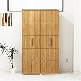 靴箱 下駄箱 シューズボックス 北欧風 収納 幅105cm 開き戸 板戸 開梱設置