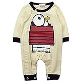 《初夏春秋対応》 ☆GARACH(ギャラッチ) 天竺 お昼寝パンダ 長袖カバーオール 80cm /IV NO.AH-1714302