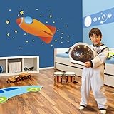 Mona Melisa Designs、ビッグPeel and Stickデカール、宇宙船