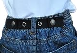 Dapper Snappers Adjustable Toddler Belt with Add-on Clips Included (Black) by Dapper Snappers