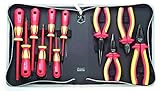 Pro'sKit 902-218 1000V Insulated Screwdriver and Plier Set 11 pcs [並行輸入品]