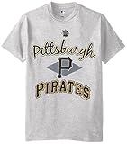 MLB Pittsburgh Piratesメンズ58t Tee、スチールヘザー、Large