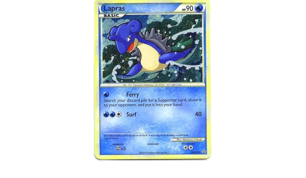 Amazon ポケモン ハートゴールド ソウルシルバー ハートゴールド シングルカード レアホロラプラス Hgss14 トレカ 通販