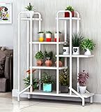 ZENGAI 白 植木鉢 組立 インテリア 鉄 家庭 断つ 多層 台形 ディスプレイスタンド フラワースタンド ( 色 : D )