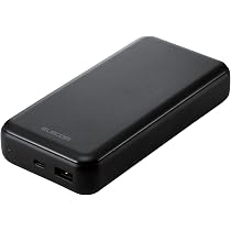 Amazon | エレコム モバイルバッテリー 20000mAh 大容量 20W 2ポート