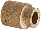 Ampco Safety Tools SS-1/4D7/32 Standard Socket, Non-Sparking, Non-Magnetic, Corrosion Resistant, 1/4