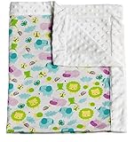 Noah's Ark Patterned Minky Dot Blanket by Gifted Living