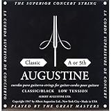 【国内正規品】バラ弦 AUGUSTINE オーガスティン クラシックギター弦 BLACK LOW TENSION 5弦(A)
