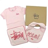 STUSSY kids Basic Stussy Baby Gift set ライトピンク MISC(60-70)