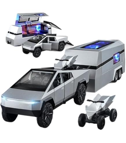 Amazon.co.jp: MONSENELL テスラ サイバートラックのモデルカー、亜鉛