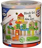 Small World Toys Ryan's Room Wooden Toys - At the Zoo Blocks 50 Pc. Set [並行輸入品]