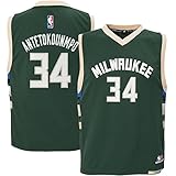 Giannis Antetokounmpo # 34ミルウォーキーバックスYouth Road Jerseyグリーン ホワイト