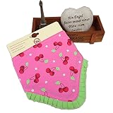 CdyBoxベビーバンダナDrool Bibs子KidsソフトBurp Cloths For Girls カラー: レッド