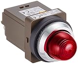 IDEC φ30 シリーズ パイロットライト 白熱球照光 丸形 AC/DC100V APN118R