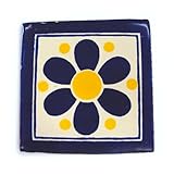 【B'stile】絵画のような壁タイル「メキシコタイル」CMT-I5（陶器質｜100mm角｜屋外壁/屋内壁用）1枚