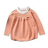 (プタス)Putars ベビー服 子供服 ロンパース ニット 女の子 セーター 三色 新生児 歩行服 出産お祝い 記念日 プレゼント 18ヶ月-5歳