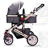 新生児用トロリーを折り畳むために、乳母車、目立たない乳母車を座らせることができます ( 色 : グレー )