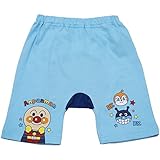 【本体綿100％】2018年 夏物 アンパンマン 天竺 ３キャラ ５分丈モンキーパンツ Anpanman サックス◇80cm