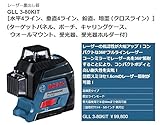 ボッシュ レーザー墨出し器 GLL3-80KIT ターゲットパネル+ポーチ+キャリングケース+ウォールマウント+受光器+受光器ホルダー付 BOSCH
