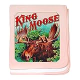 CafePress – Kingムースシガーラベル – スーパーソフトベビー毛布、新生児おくるみ ピンク 05869156966832E