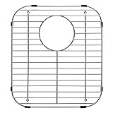 Franke USA FGD75 Stainless Steel Universal Double Bowl Sink Grid with Rear Drain, 13.13" x 11.63" [並