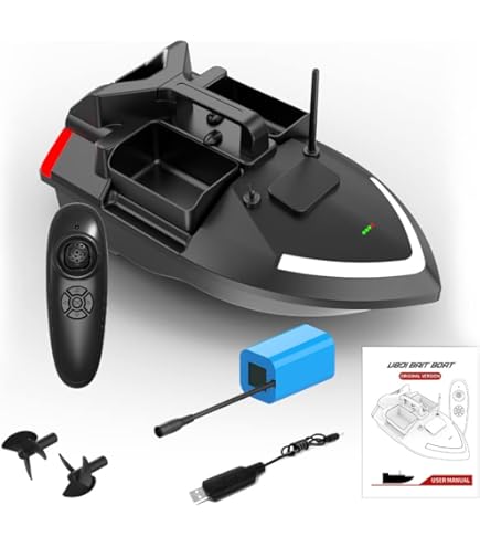 Amazon.co.jp: ALXFFBN GPS RC 餌ボート 500 メートルリモコン釣り餌