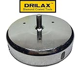 Drilax™ 4-7/8" Diamond Drill Bit Hole Saw (Smaller Than 5 ") Ceramic, Porcelain Tiles, Glass, Fish T