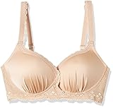 ローズマダム(Rosemadame) 授乳ブラジャー シルク(絹)100% やわらかモールドカップ ノンワイヤー クロスオープン ベージュ Mサイズ 112-3630-01
