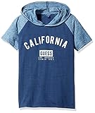 GUESS Big Boys' Hooded Short Sleeve T-Shirt Breakout Blue 8 [並行輸入品]