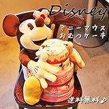 おむつケーキ　ディズニー　ミッキーorミニー　BIGサイズ (抱き枕；ミニー　おむつサイズ；L)
