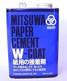 ミツワ ペーパーセメント Wコート4L缶 3800ml 【HTRC 3】