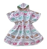 子供の羊のためのソフトコットンベビーフード付きバスタオルマントバスローブ