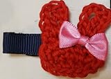 87shop （ﾊﾅｼｮｯﾌﾟ）　ﾍﾞﾋﾞｰ　ﾍｱｸﾘｯﾌﾟ　滑り止め付　うさぎ　 (赤)