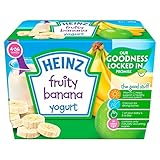 Heinz Fruity Yoghurt Banana 4mth+ (4x100g) ハインツフルーティーヨーグルトバナナ4Mth + （ 4X100G ）