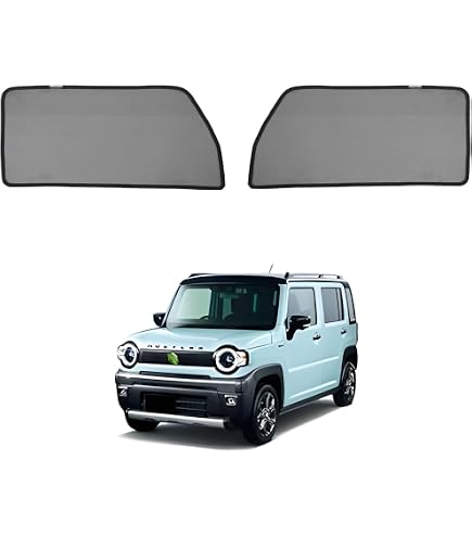 Amazon | 車用網戸 4枚セット ハスラー 新型 MR52S・MR92S に適用 防虫