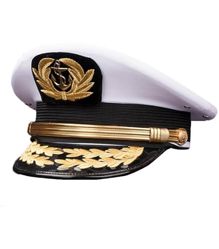 Amazon.co.jp: WW2 大日本帝国海軍 士官軍帽 前章付 精密複製 IJN 制帽