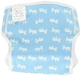 おむつカバー抜染ロバプリントサックス50cm