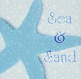 PS Creations – Aqua Sea and Sand Starfish – ビーチテーマOceanアート – タイル 4-Inch ct_60891_1