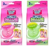 【数量限定】クイックルハンディ替えカラーシート3枚入ピンク/グリーン