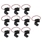 TOOGOO 10パック16ゲージATCインラインブレードヒューズホルダーワイヤ保護