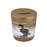Mallard Duck Splashing And Taking Off、スウェーデンGolden Money Bank