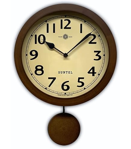 Amazon.co.jp: さんてる ボンボン 時打ち 振り子時計(八角) アラビア