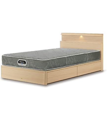 シモンズ　ベッドフレームとマットレス Amazon｜シモンズ ベッド フレーム＆ポケットコイルマットレス付