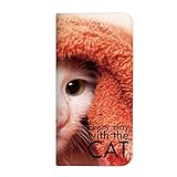 mitas TORQUE G1 KYY24 ケース 手帳型 ベルトなし ネコ 猫 A (196)NB-0226-A/KYY24