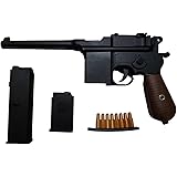 モーゼル M1932 フィンガーアクションブローバックトイガン ナーフ レーザー銃 排莢式 ト 連続 異なるメカニズム ロング＆ショートマガジン モデルガン完成品 プレイセット