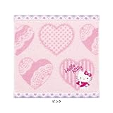 （内野）UCHINO Hello Kitty(ハローキティ) KTプリティハート タオルハンカチ ピンク