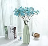 miracliy 6pcs Gypsophila人工花26 " PUベビーBreath人工花のウェディングパーティーホームインテリア ブルー